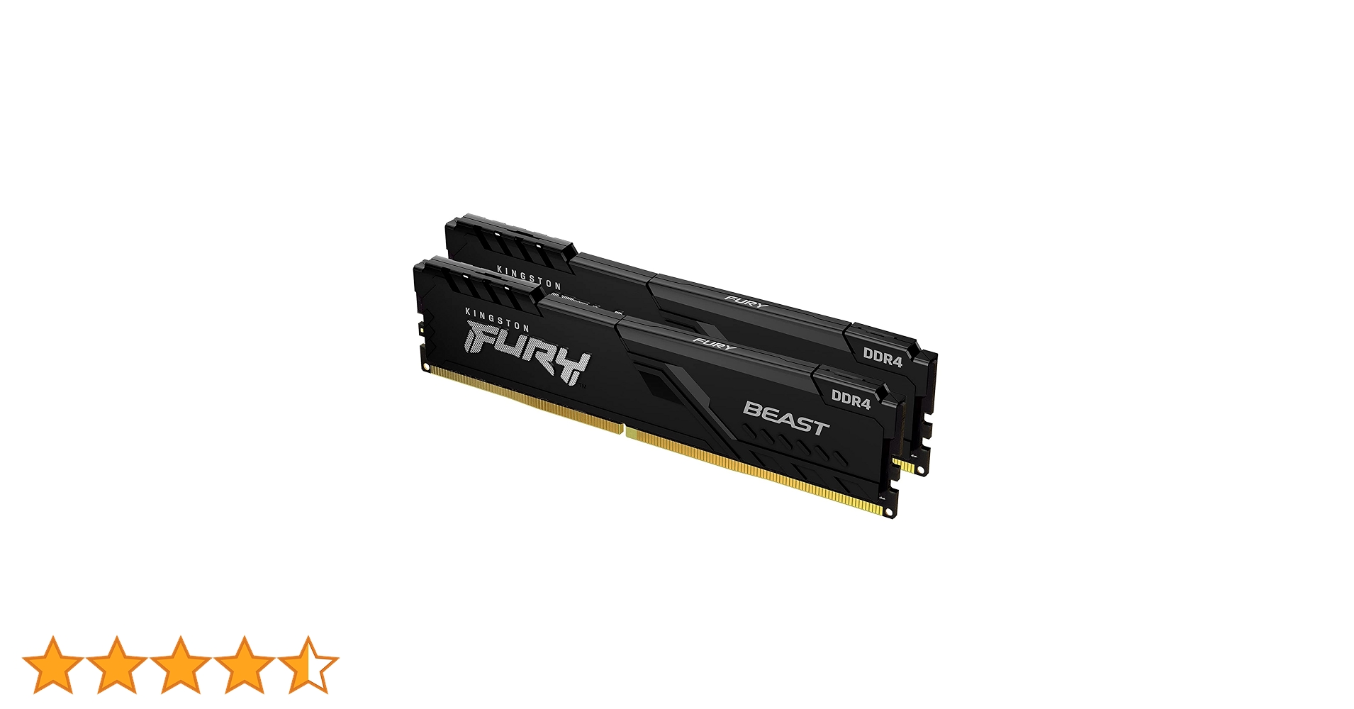 メモリー Kingston FURY Beast 64GB DDR4 3200MT/s Kingston FURY Beast 64GB (2x32GB) 3200MHz DDR4 CL16 Desktop